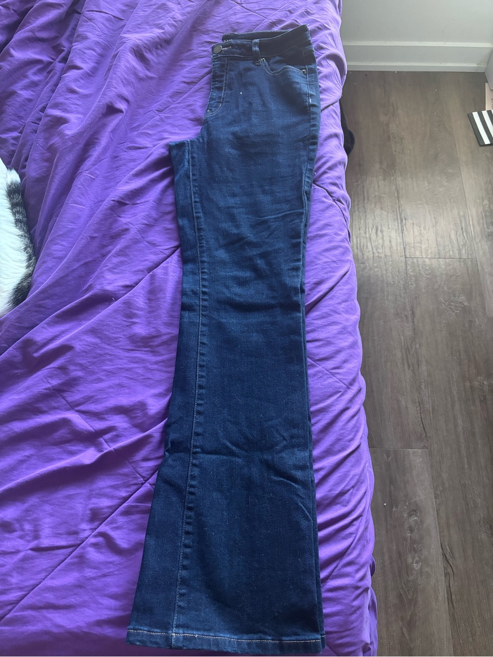 Dark Blue Women's boot cut Jeans